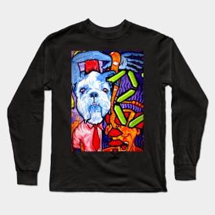 Blue Pooch Long Sleeve T-Shirt